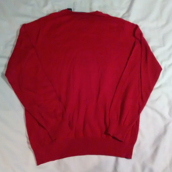 Chaps men's medium red sweater - Picture 2 of 4